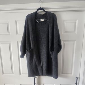 Universal Thread Charcoal Open-Front Cardigan